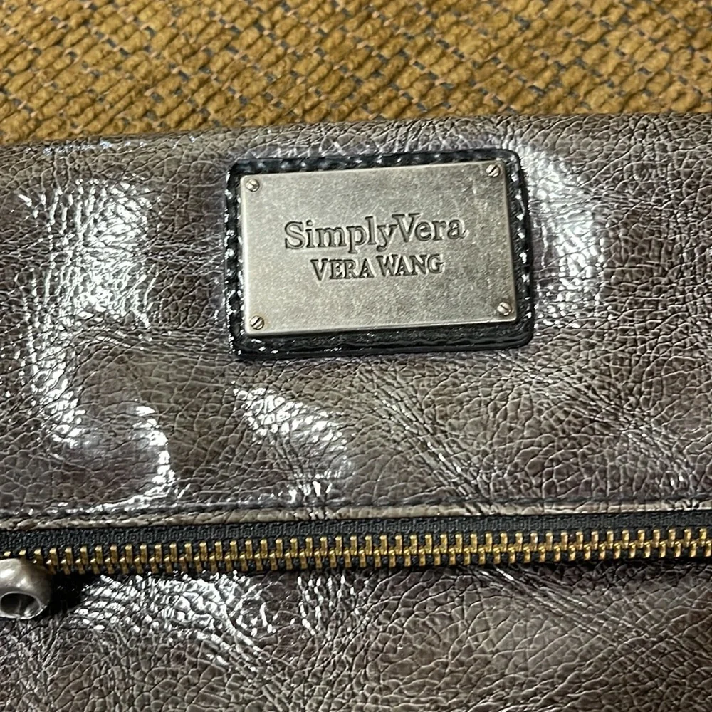 Simply Vera Vera Wang Faux Leather Wristlet Clutch Purse